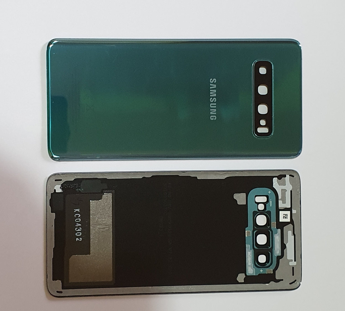 14 DAY Samsung Galaxy S10 G973F Battery Cover Back Housing Fascia 100% Original Genuine From Samsung UK Prism Green LIKE NEW