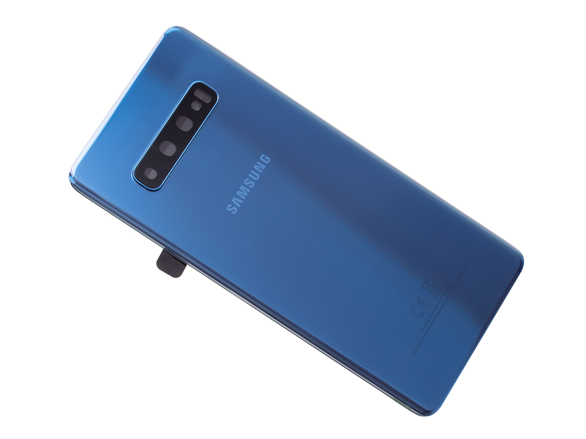 14 DAY Samsung Galaxy S10+ G975F S10 Plus Battery Cover Back Housing Fascia 100% Original Genuine From Samsung UK Blue LIKE NEW