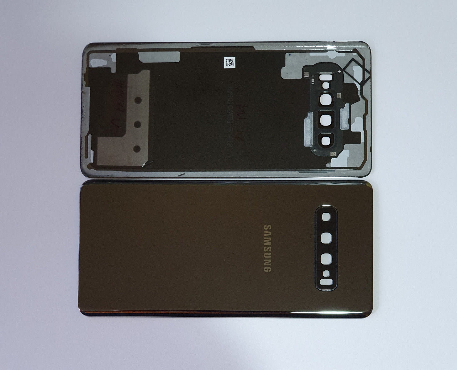 CERAMIC Samsung Galaxy S10+ G975F S10 Plus Battery Cover Back Housing Fascia 100% Original Genuine Black  LIKE NEW