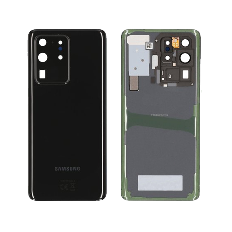 14 DAY Samsung Galaxy S20 Ultra SM-G988F Battery Cover Back Housing Fascia 100% Original Genuine Black LIKE NEW
