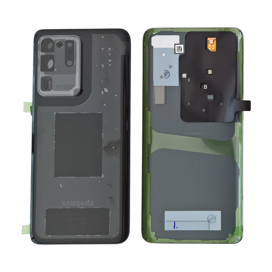 Samsung Galaxy S20 Ultra SM-G988F Battery Cover Back Housing Fascia 100% Original Genuine From Samsung UK Black