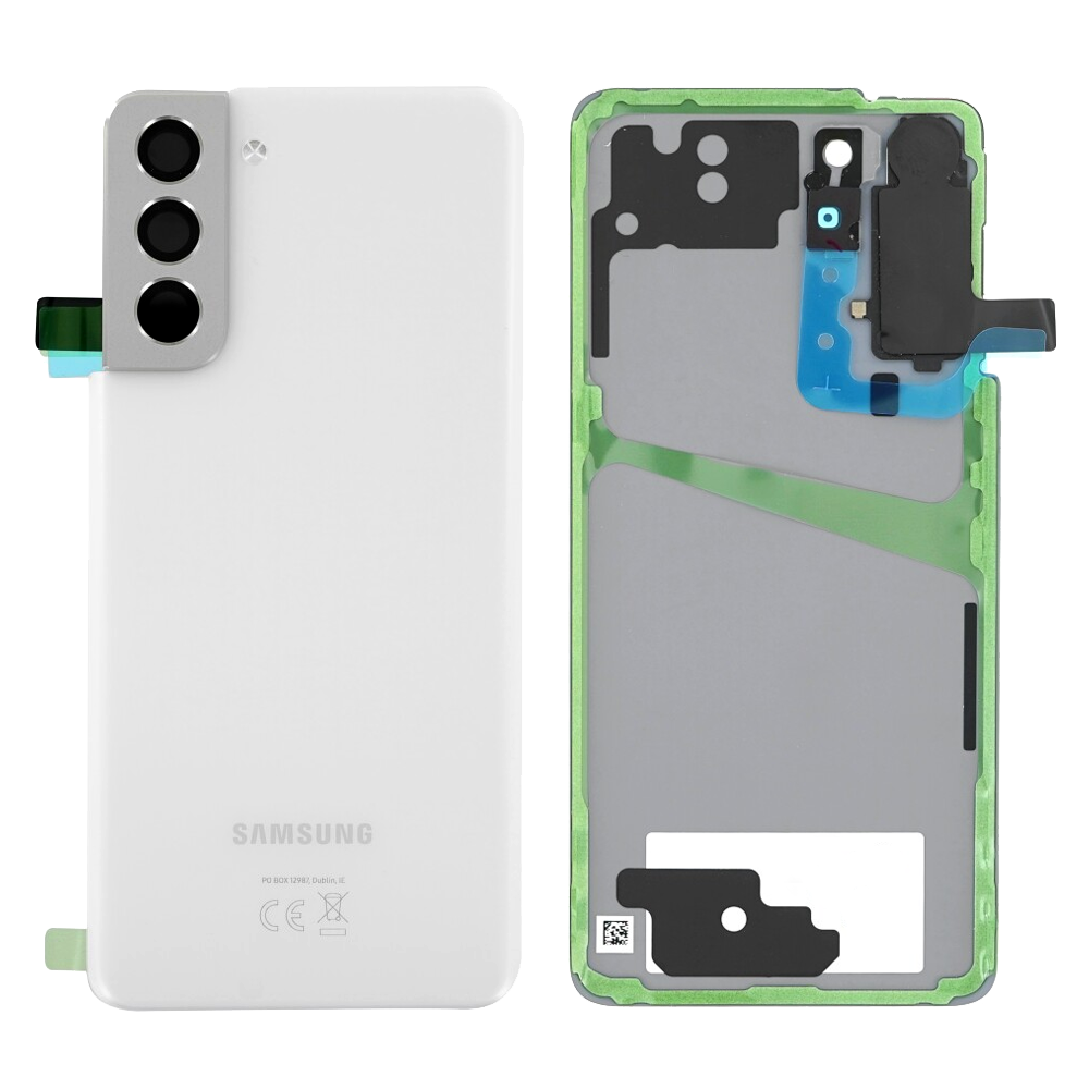 Samsung Galaxy S21 5G SM-G991 Battery Cover Back Housing Fascia 100% Original Genuine Phantom White Replacement