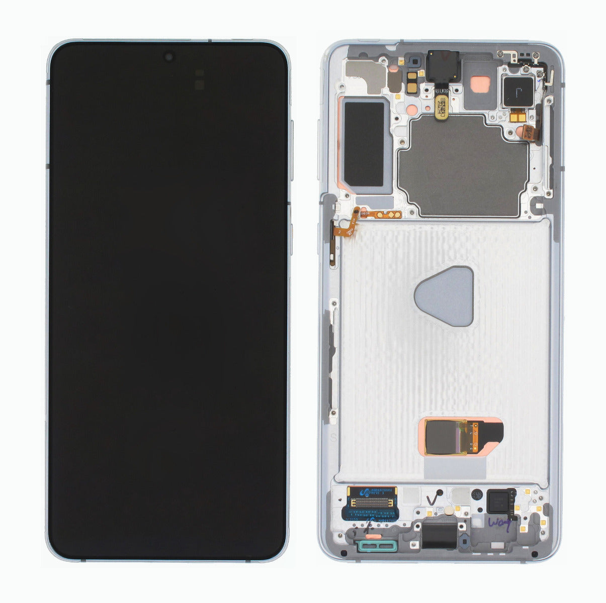 Samsung Galaxy S21+ 5G G996 Lcd Touch Screen Display Complete Original Genuine Phantom Silver With Frame