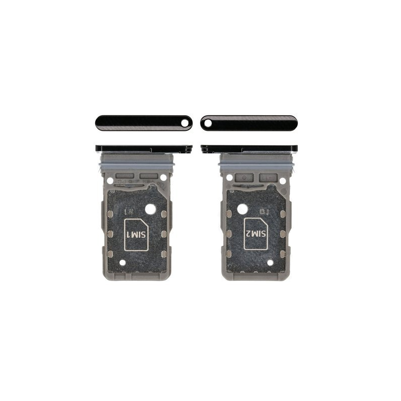 Samsung Galaxy S21 Ultra 5G G988 Dual Sim Card Holder Sim Tray Original Genuine Replacement Black