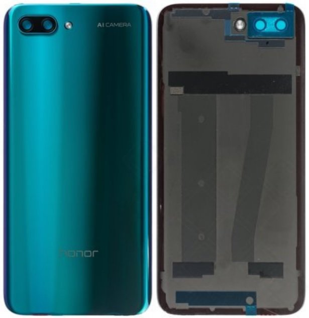 14 DAY Huawei Honor 10 COL-L29 Back Rear Battery Cover Chassis Housing Original Genuine Complete Replacement Green LIKE NEW