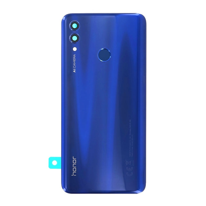 14 DAY Huawei Honor 10 Lite Back Rear Battery Cover Original Genuine Complete Replacement Sapphire Blue + Fingerprint Reader LIKE NEW