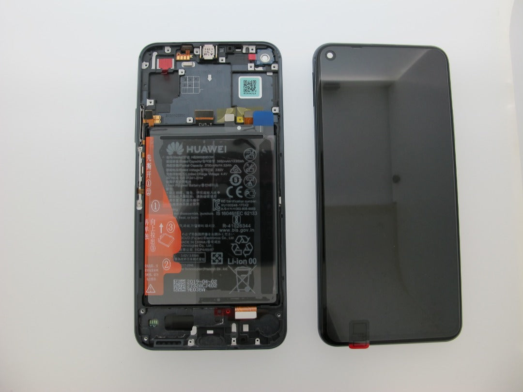 Huawei Honor 20 Pro Lcd Screen Display Digitizer Touch Original Genuine Complete Replacement Black With Battery + Frame
