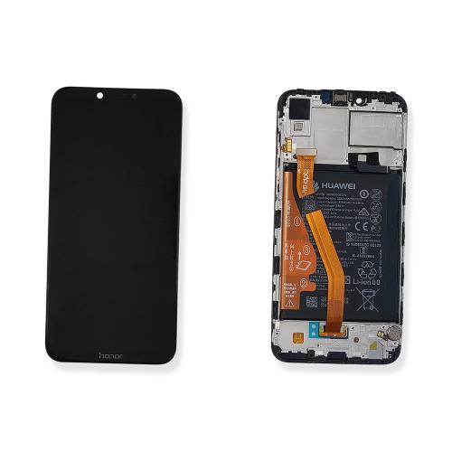 Huawei Honor Play COR-L29 Lcd Screen Display Digitizer Touch Original Genuine Complete Replacement Black With Battery + Frame