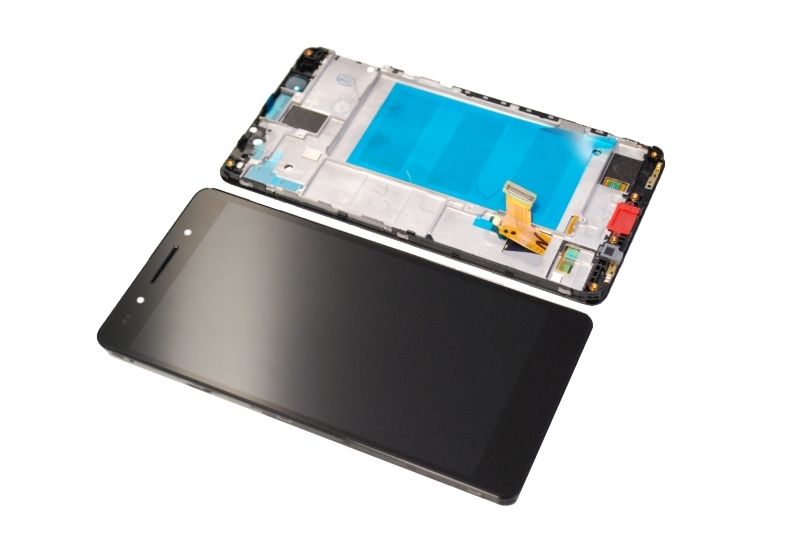 Huawei Honor 7 Lcd Screen Display Digitizer Touch Original Genuine Complete Replacement Black With Frame