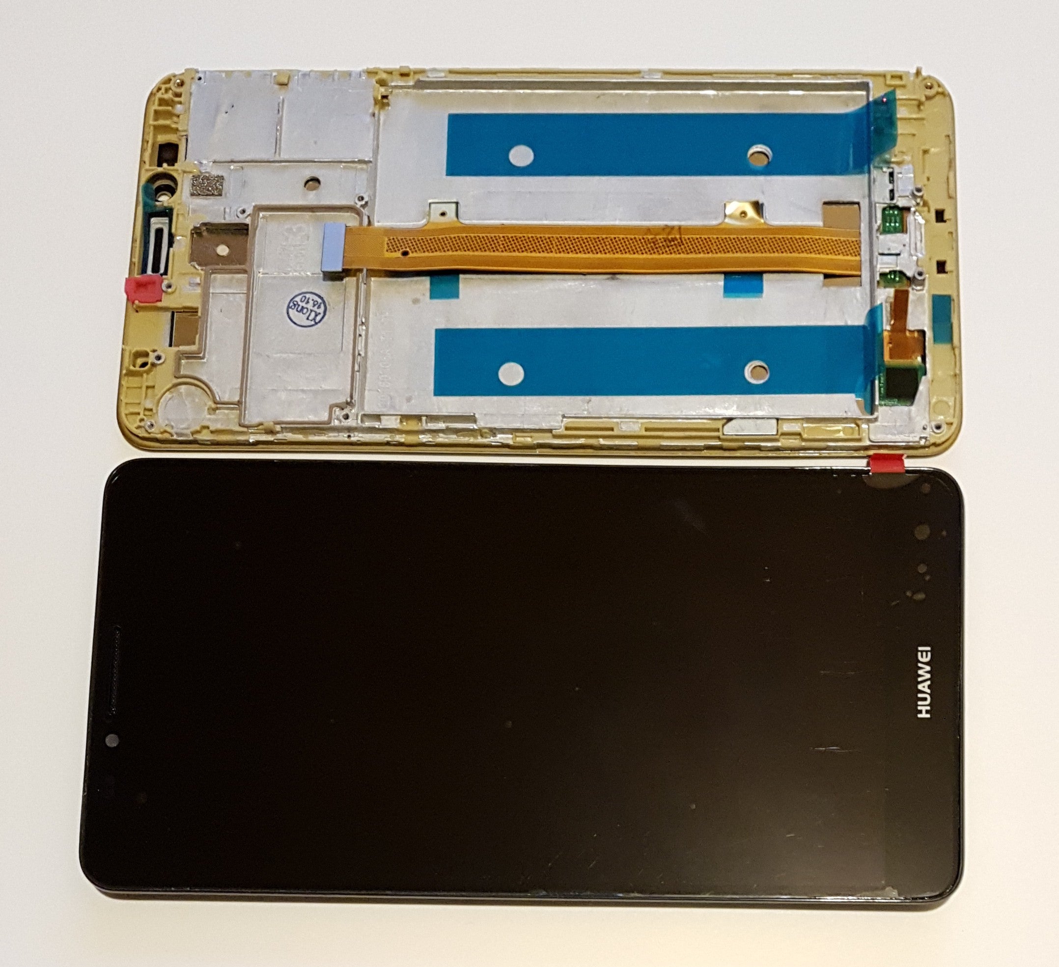 Huawei Mate 7 Mate7 Lcd Screen Display Digitizer Touch Original Genuine Complete Replacement Black With Frame