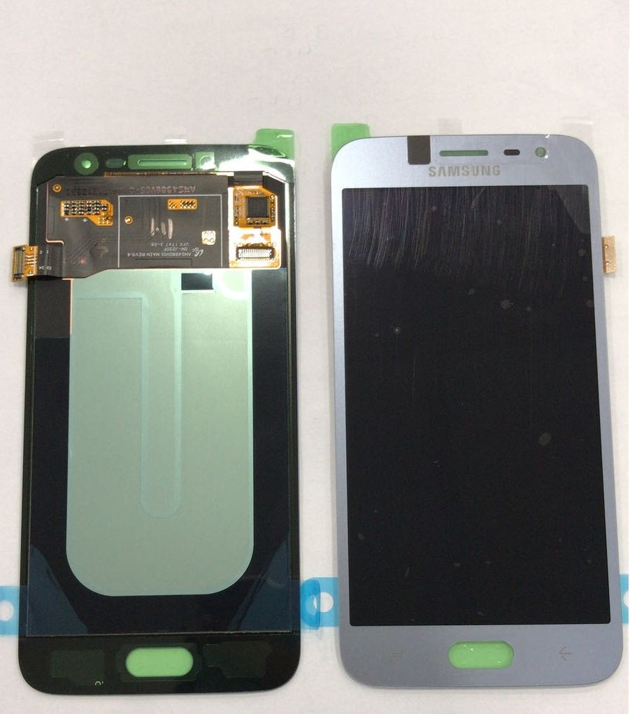 Samsung Galaxy J2 J250F Lcd Touch Screen Display Complete Original Genuine Silver