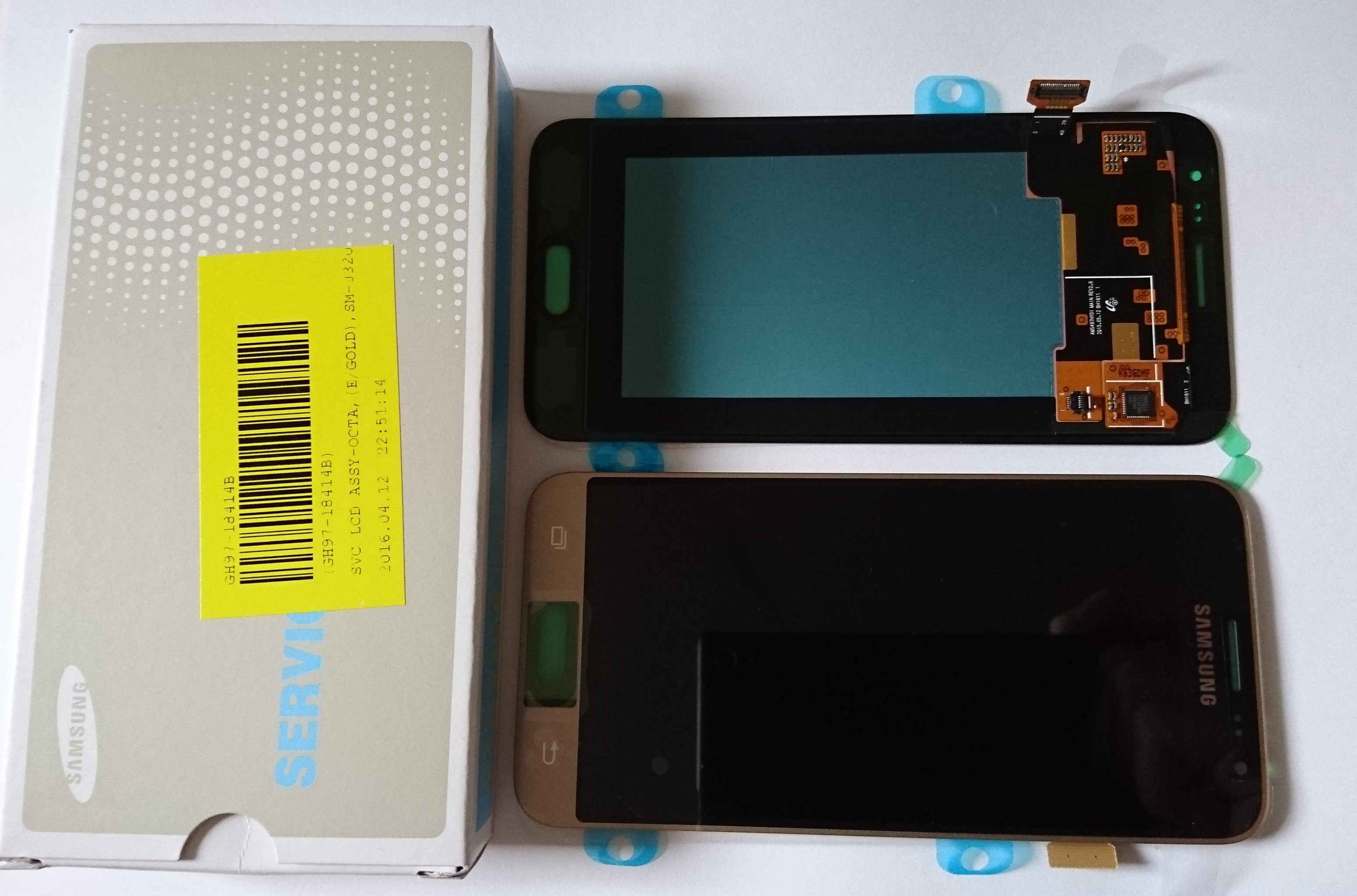 Samsung Galaxy J3 2016 J320F Lcd Touch Screen Display Complete Original Genuine Gold Black