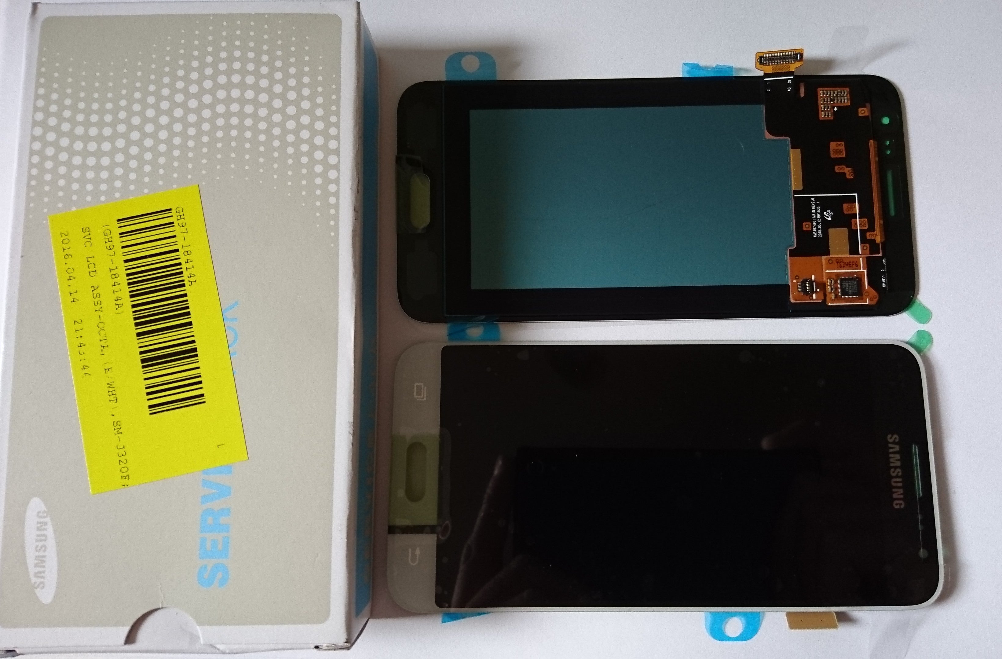 Samsung Galaxy J3 2016 J320F Lcd Touch Screen Display Complete Original Genuine White