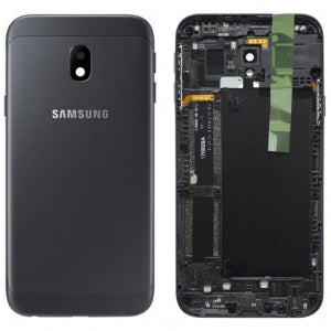 14 DAY Samsung Galaxy J330 J3 2017 Battery Cover Back Housing Fascia Chassis Frame 100% Original Genuine Black LIKE NEW