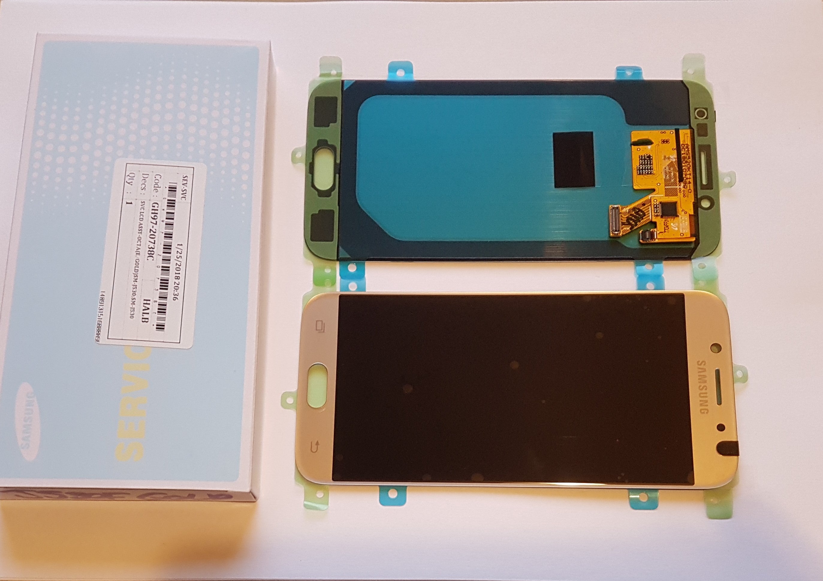 Samsung Galaxy J5 2017 J530F Lcd Touch Screen Display Complete Original Genuine Gold