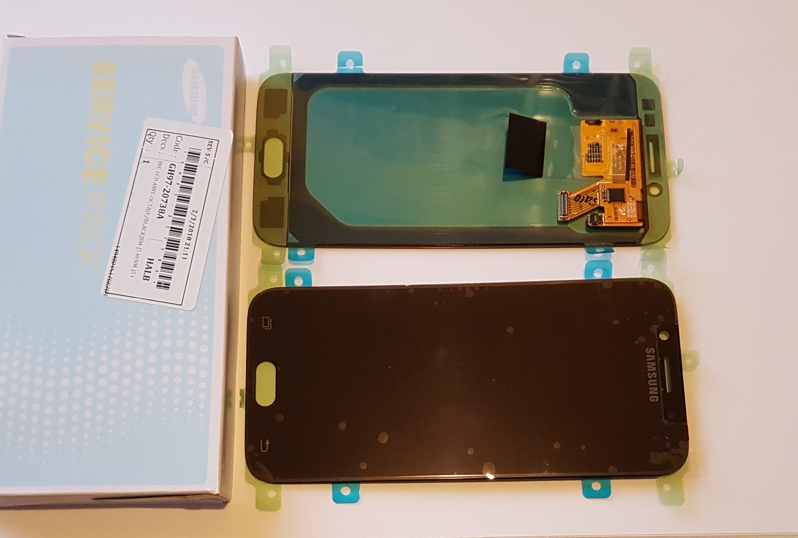 Samsung Galaxy J5 2017 J530F Lcd Touch Screen Display Complete Original Genuine Black