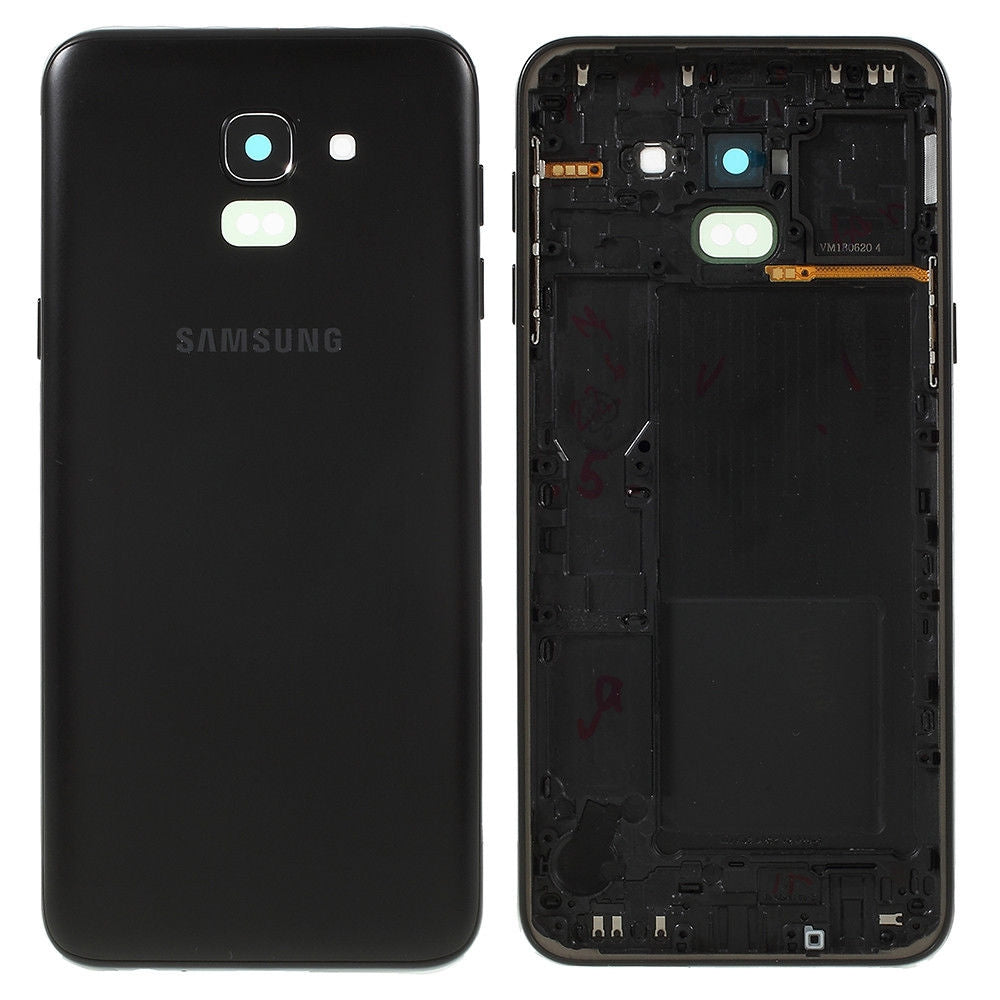 Samsung Galaxy J6 J600 Battery Cover Back Housing Fascia 100% Original Genuine From Samsung UK Black