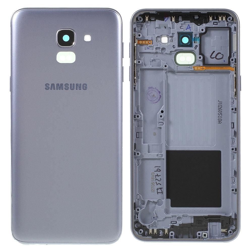 Samsung Galaxy J6 J600 Battery Cover Back Housing Fascia 100% Original Genuine From Samsung UK Lavender