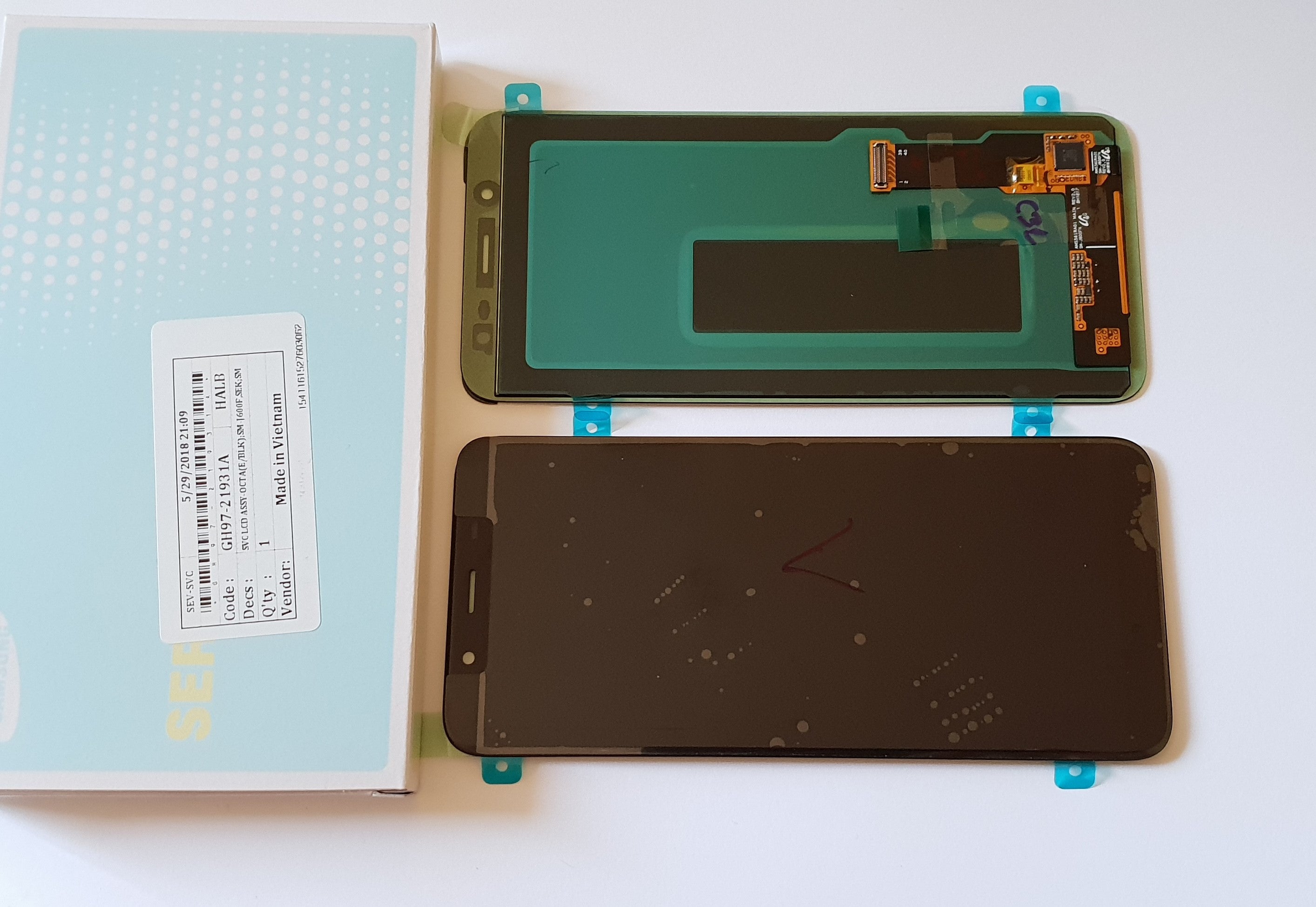 Samsung Galaxy J6 2018 SM-J600F Lcd Touch Screen Display Complete Original Genuine Black Replacement
