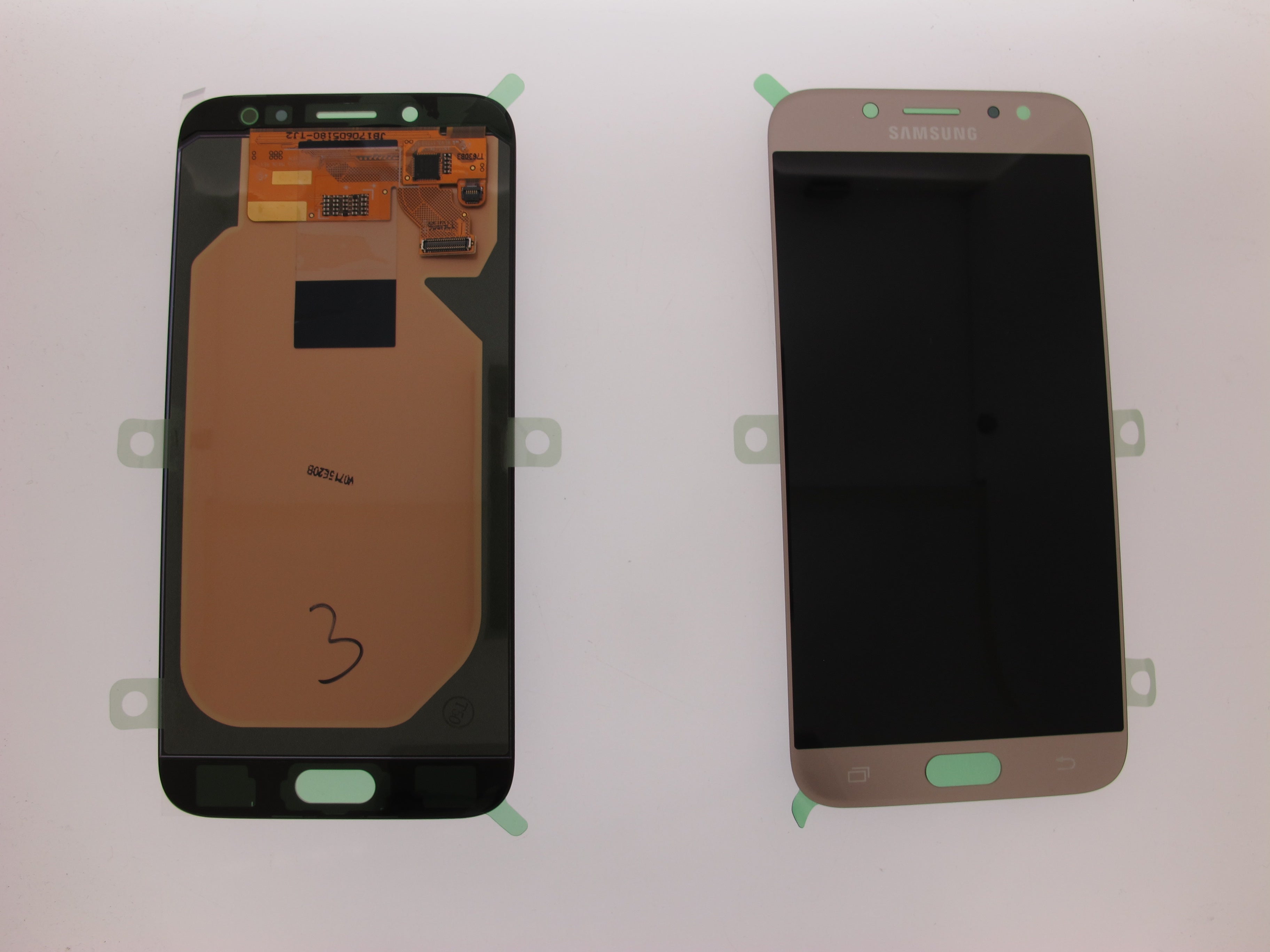 Samsung Galaxy J7 2017 J730F Lcd Touch Screen Display Complete Original Genuine Gold