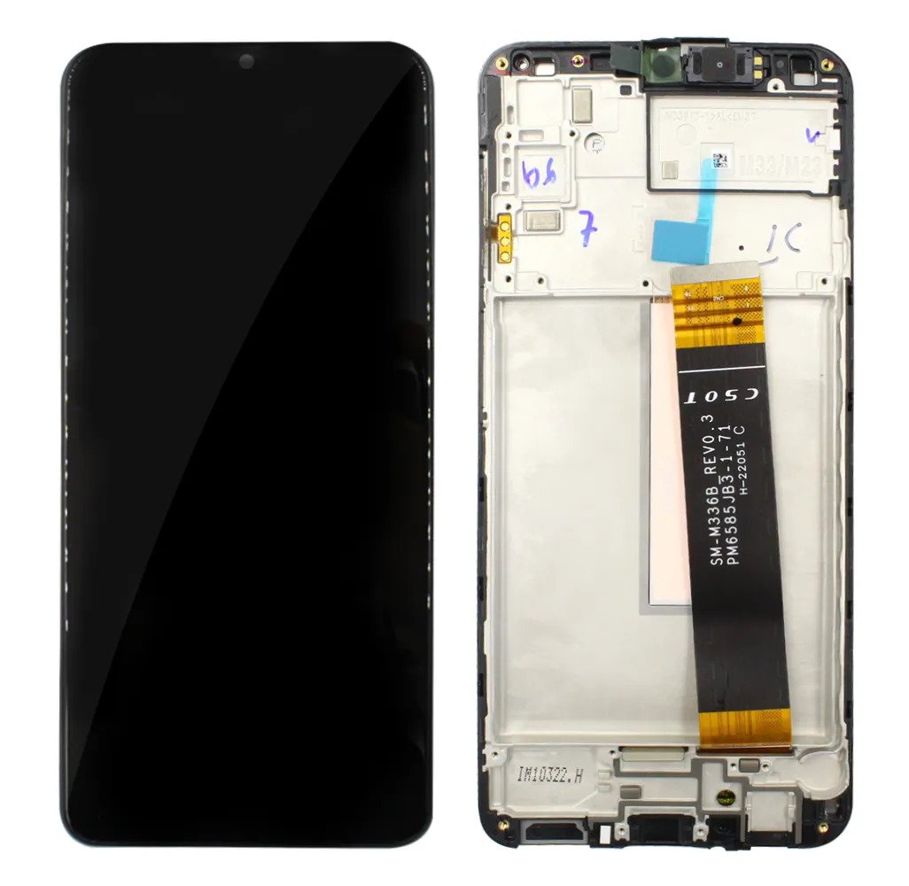 Samsung Galaxy M33 5G SM-M336 Lcd Touch Screen Display Complete Original Genuine Black Replacement