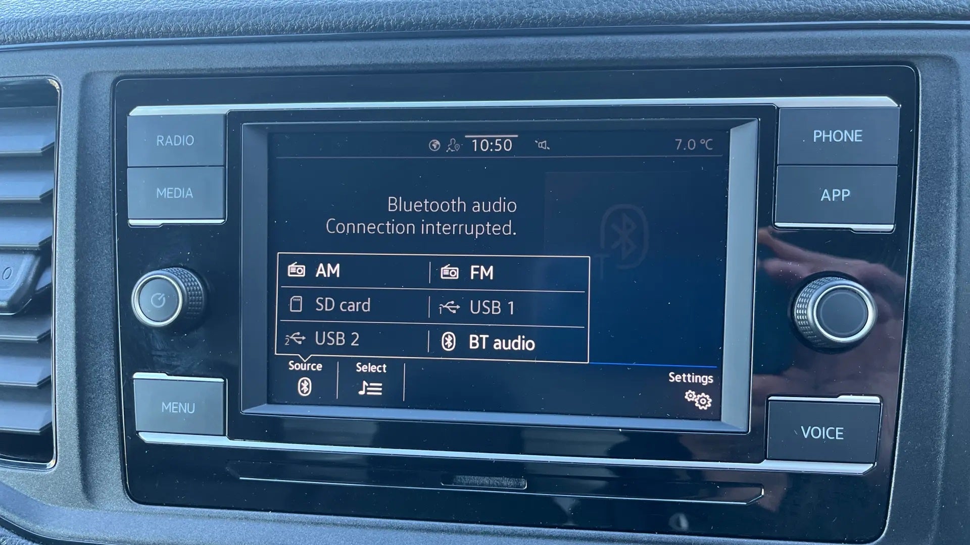 Volkswagen VW Crafter 2019-2023 Head Unit 6.5" Lcd Touch Screen Display Original