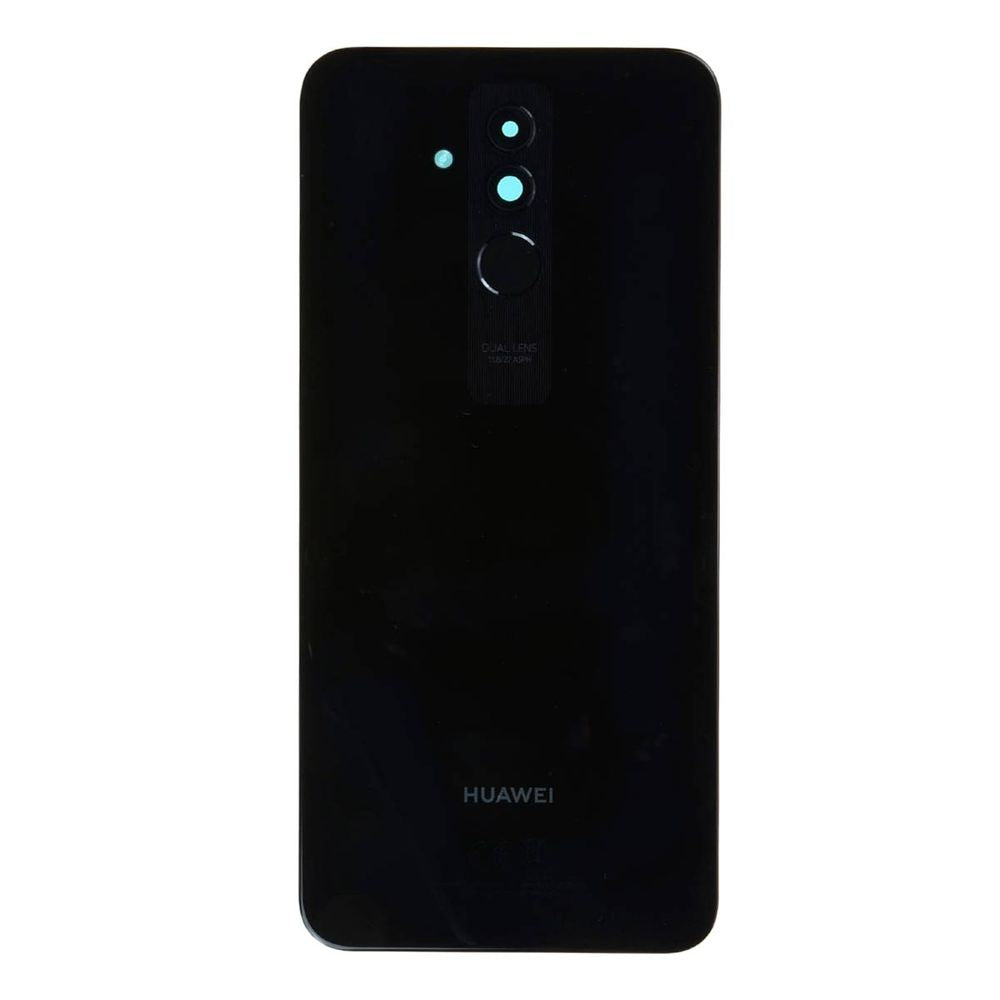Huawei Mate 20 Lite Back Rear Battery Cover Chassis Frame Housing Original Genuine Complete Replacement Black + Fingerprint Reader