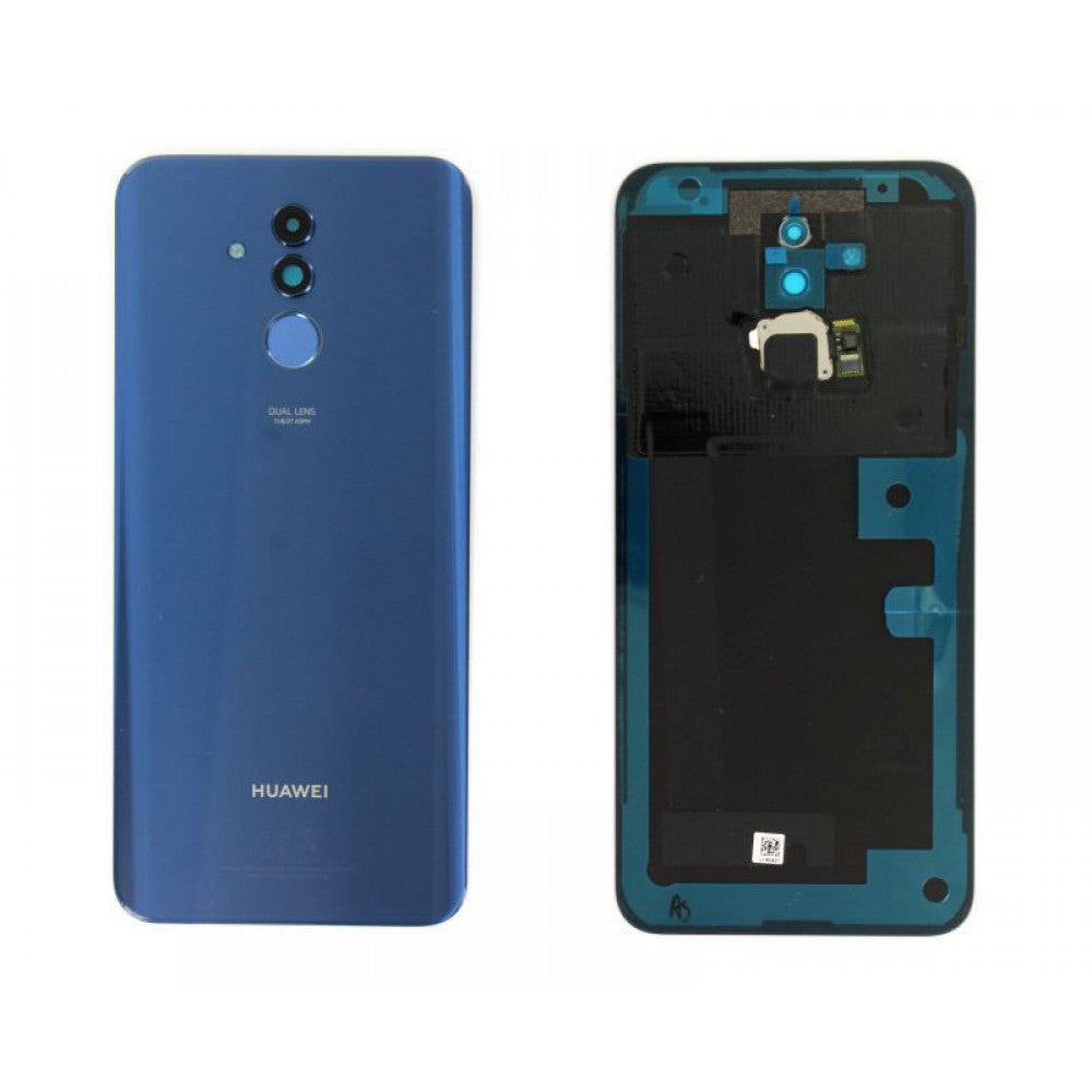 14 DAY Huawei Mate 20 Lite Back Rear Battery Cover Chassis Frame Housing Original Genuine Complete Replacement Blue OFF NEW PHONE