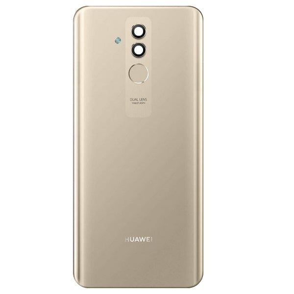14 DAY Huawei Mate 20 Lite Back Rear Battery Cover Chassis Frame Housing Original Genuine Complete Replacement Gold + Fingerprint Reader