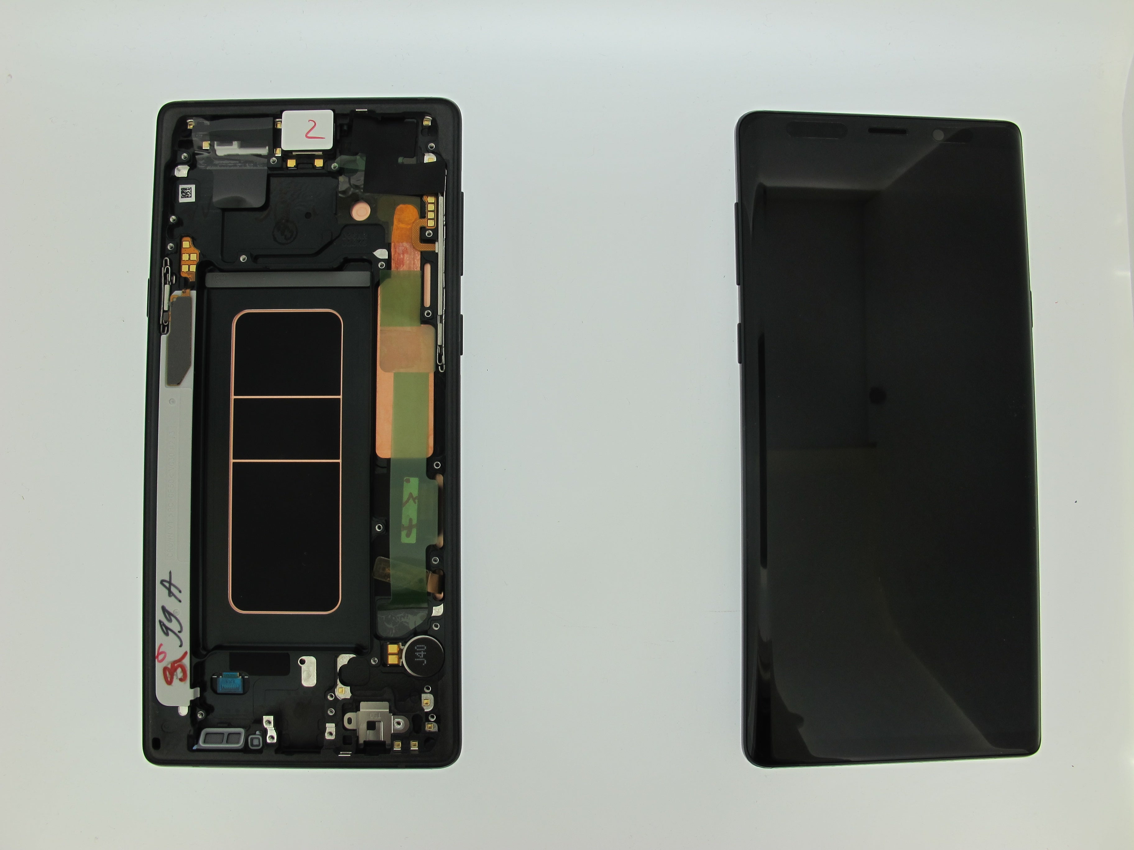 Samsung Galaxy Note 9 SM-N960F Lcd Touch Screen Display Complete Original Genuine Black With Frame