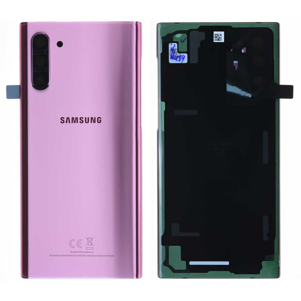 Samsung Galaxy Note 10 N970F S10 Battery Cover Back Housing Fascia 100% Original Genuine From Samsung UK Aura Pink