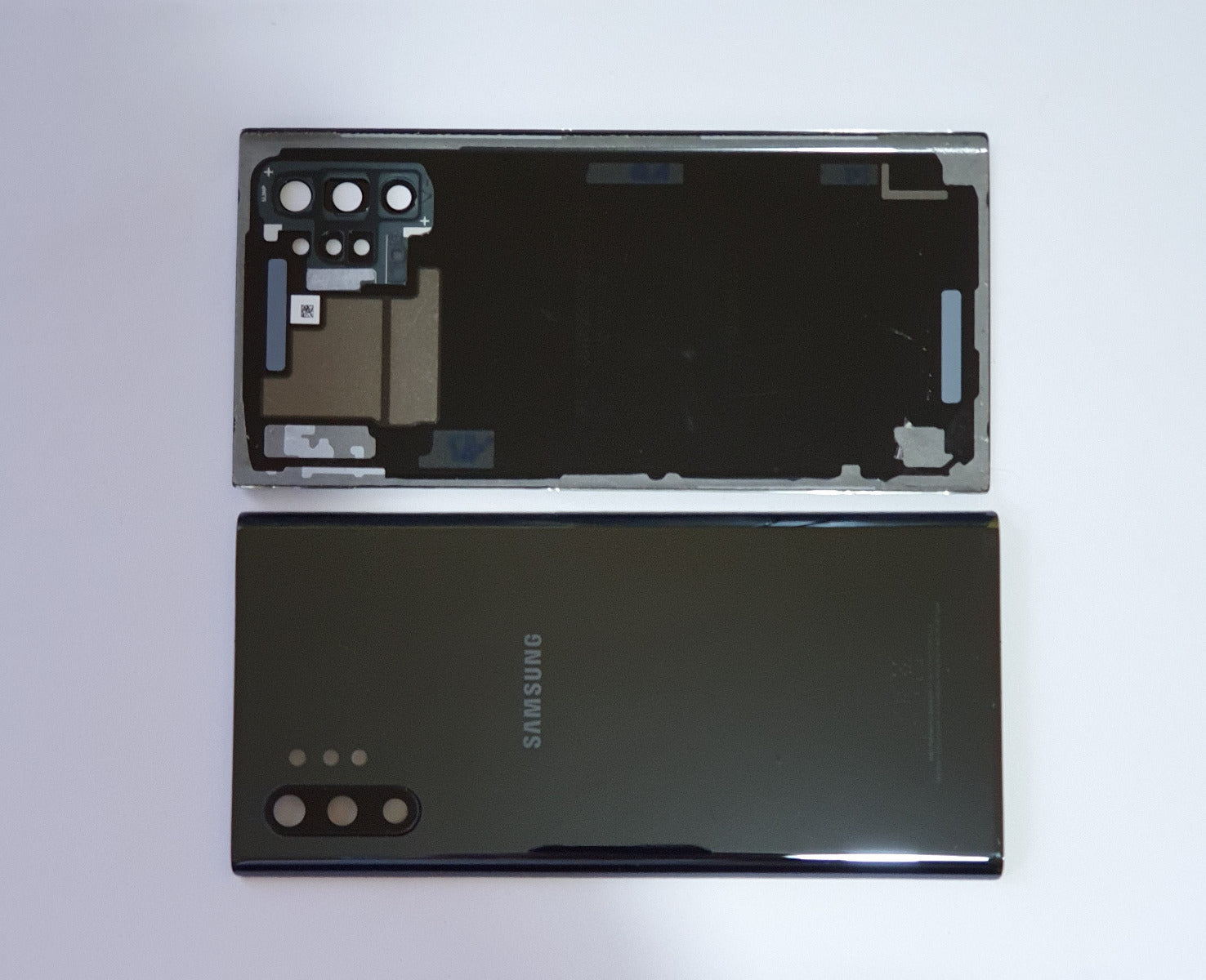 14 DAY Samsung Galaxy Note 10+ N975F Battery Cover Back Housing Fascia 100% Original Genuine From Samsung UK Aura Black LIKE NEW