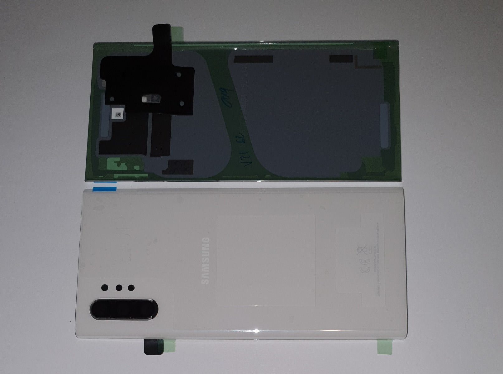 14 DAY Samsung Galaxy Note 10+ N975F Battery Cover Back Housing Fascia 100% Original Genuine From Samsung UK Aura White LIKE NEW