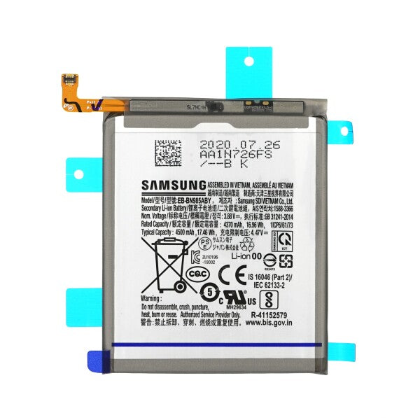 Samsung Galaxy Note 20 Ultra 5G SM-N986F Battery 4500 mAh 100% Original Genuine Replacement Bought From Samsung UK Service
