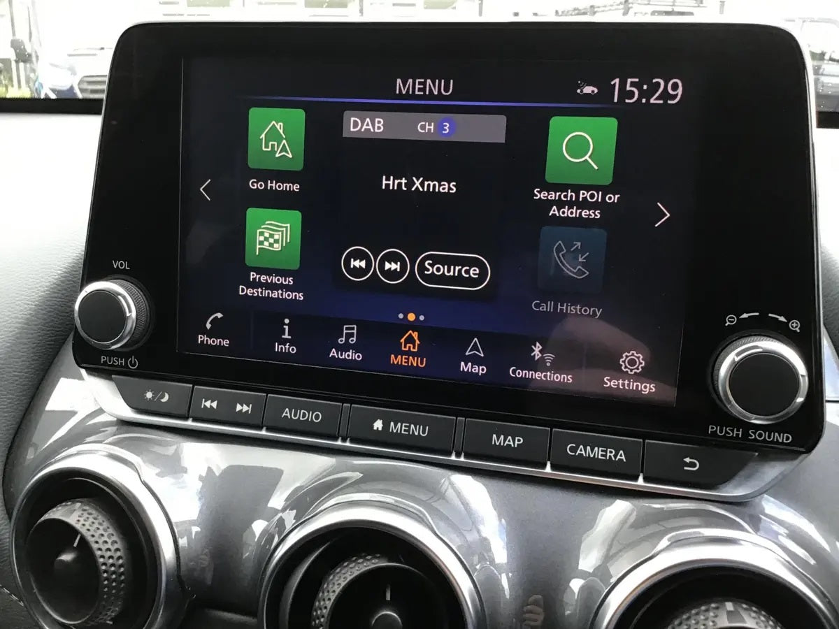 Nissan Juke 2019-2023 Head Unit Sat Nav Touch Media Screen Digitizer 8 Inch Repair Service Yorkshire