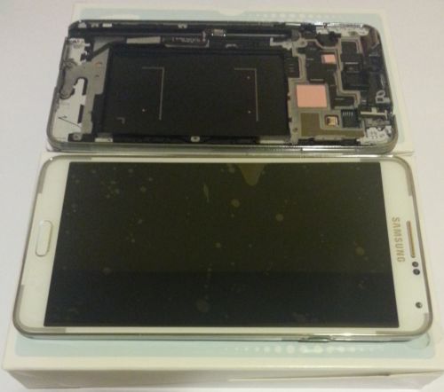 Samsung Galaxy Note 3 N9005 Lcd Touch Screen Display Complete Original Genuine White Replacement
