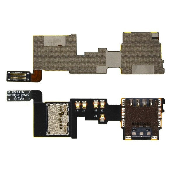 Samsung Galaxy Note 4 SM-N910F Sim Card Microsd Memory Card Flex Cable Flex Reader Original