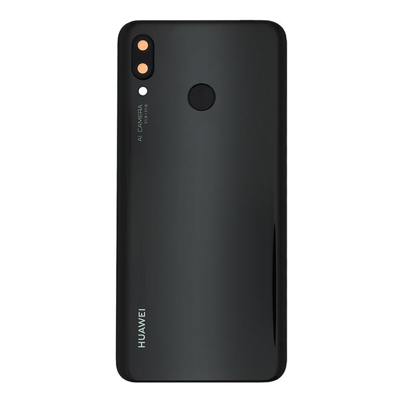 14 DAY Huawei Nova 3 PAR-LX1 Back Rear Battery Cover Original Genuine Complete Replacement Black+ Fingerprint Reader LIKE NEW