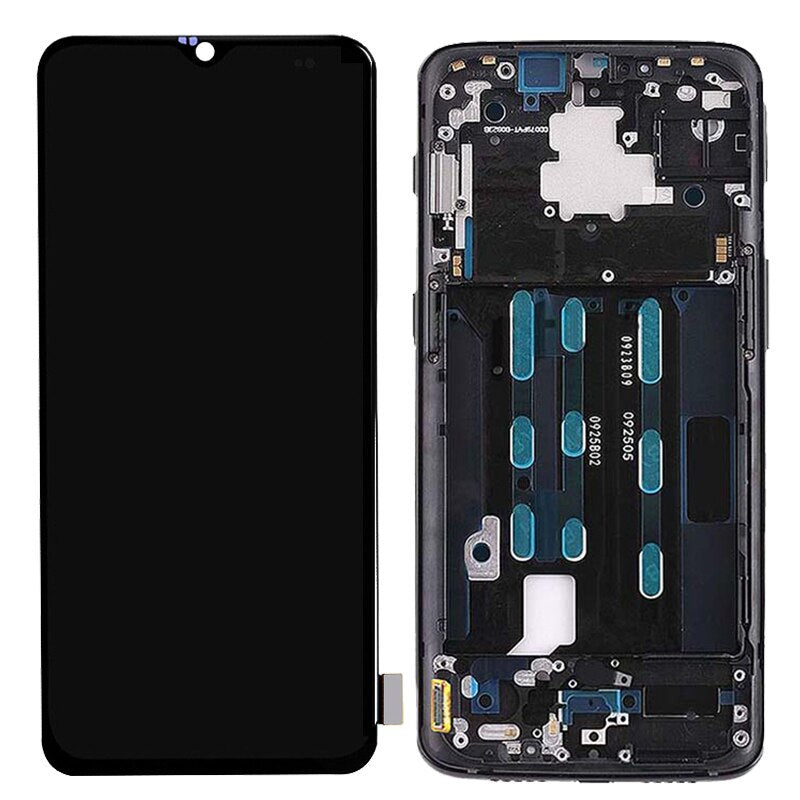 OnePlus 6T Lcd Screen Display Digitizer Touch Original Genuine Complete Replacement Midnight Black