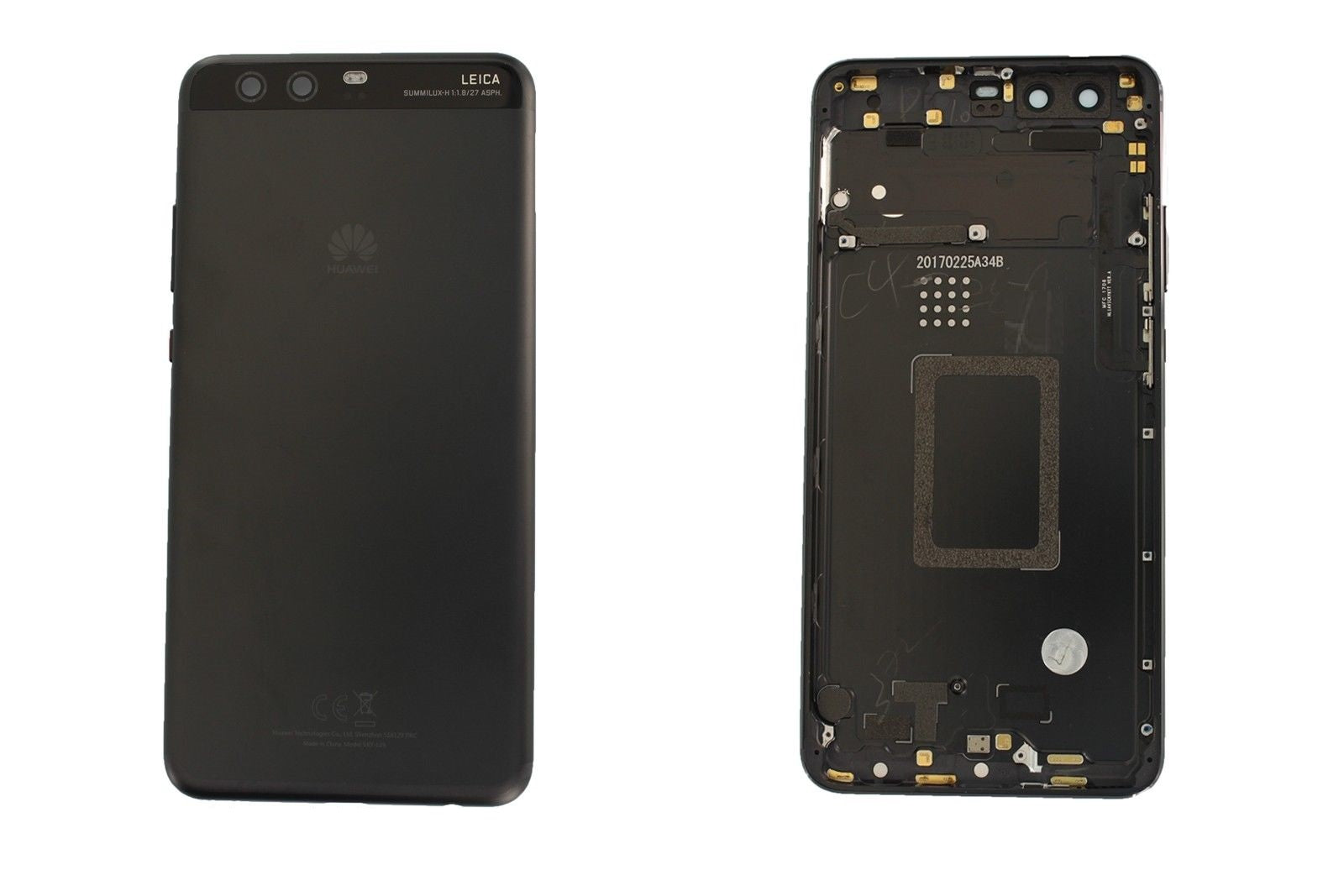 Huawei P10 Plus Back Rear Battery Cover Chassis Frame Housing Original Genuine Complete Replacement Black