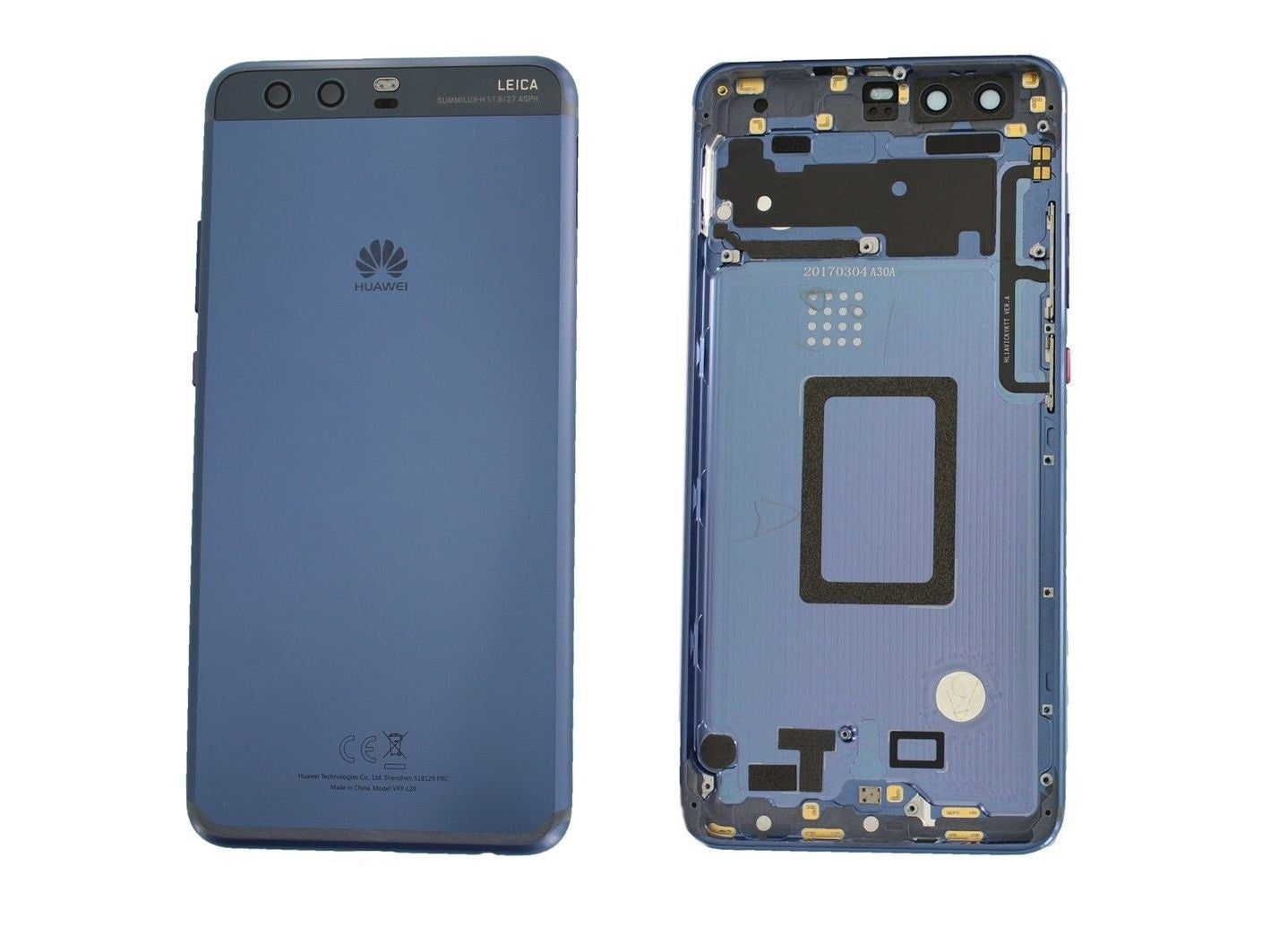 Huawei P10 Plus Back Rear Battery Cover Chassis Frame Housing Original Genuine Complete Replacement Blue