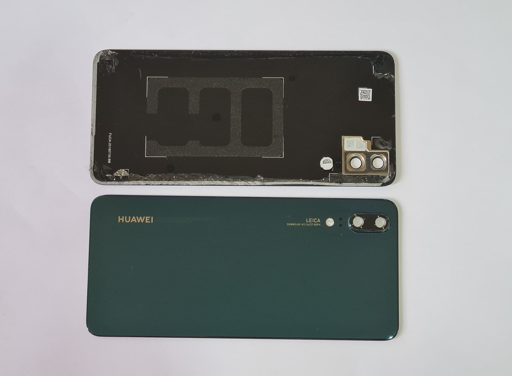 14 DAY Huawei P20 EML-L29 Back Rear Battery Cover Original Genuine Complete Replacement Blue LIKE NEW