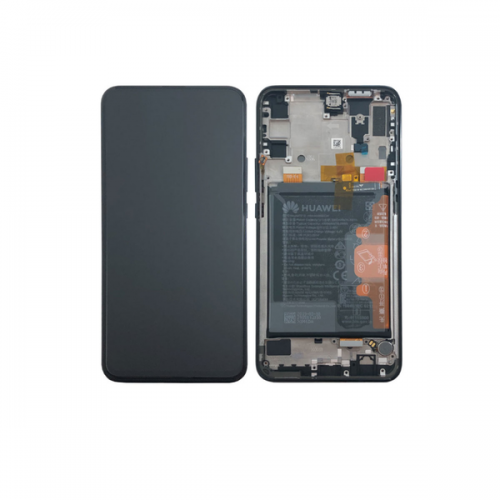 Huawei P Smart Z Lcd Screen Display Digitizer Touch Original Genuine Complete Replacement Black With Battery + Frame