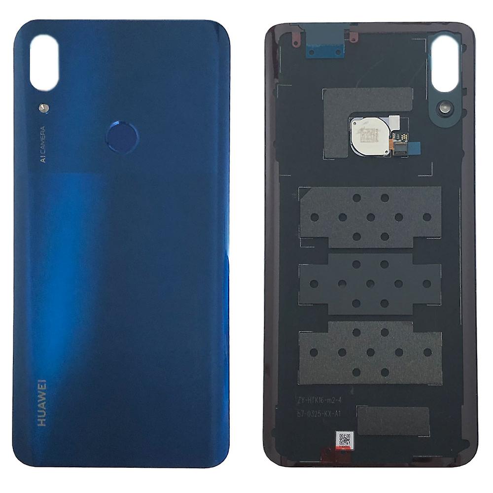 Huawei P Smart Z Back Rear Battery Cover Chassis Frame Housing Original Genuine Blue + Fingerprint Reader