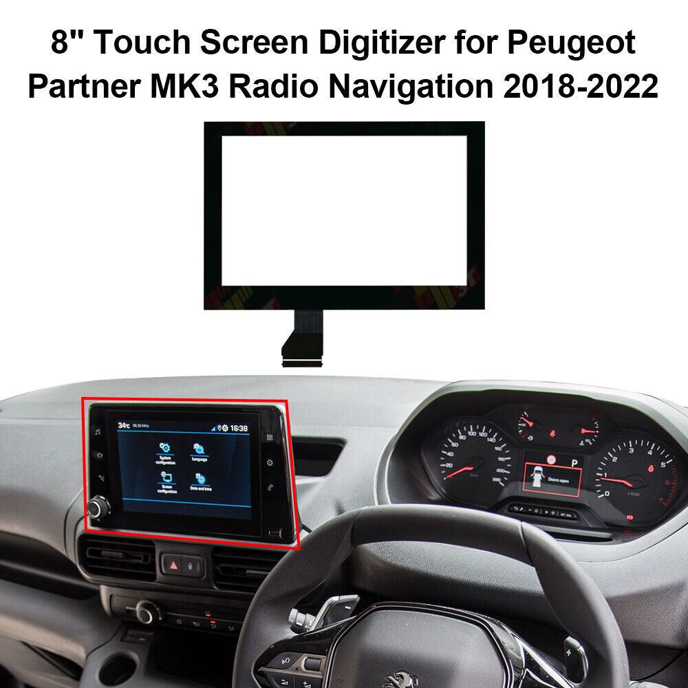 Vauxhall Combo Life 2018 - 2022 Head Unit Sat Navigation Touch Screen Digitzer Display Media Unit Repair Service