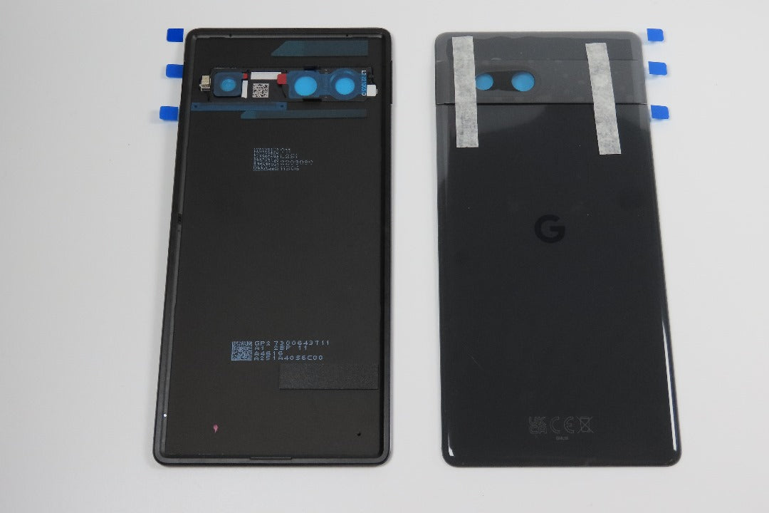 Google Pixel 7a Battery Cover Back Housing Fascia 100% Original Genuine Charcoal Black New Replacement