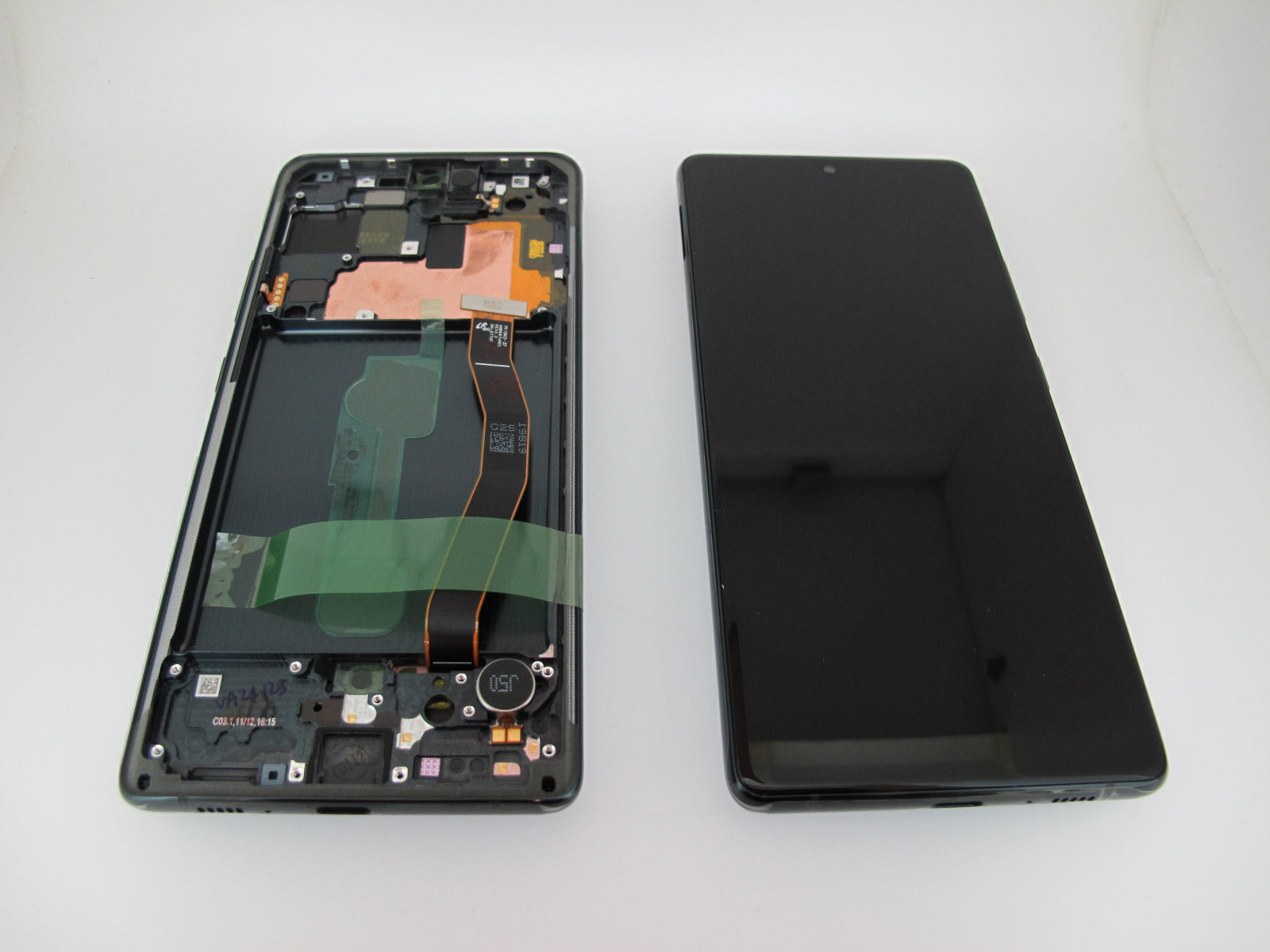 Samsung Galaxy S10 Lite SM-G770F Lcd Touch Screen Display Complete Original Genuine Prism Black With Frame