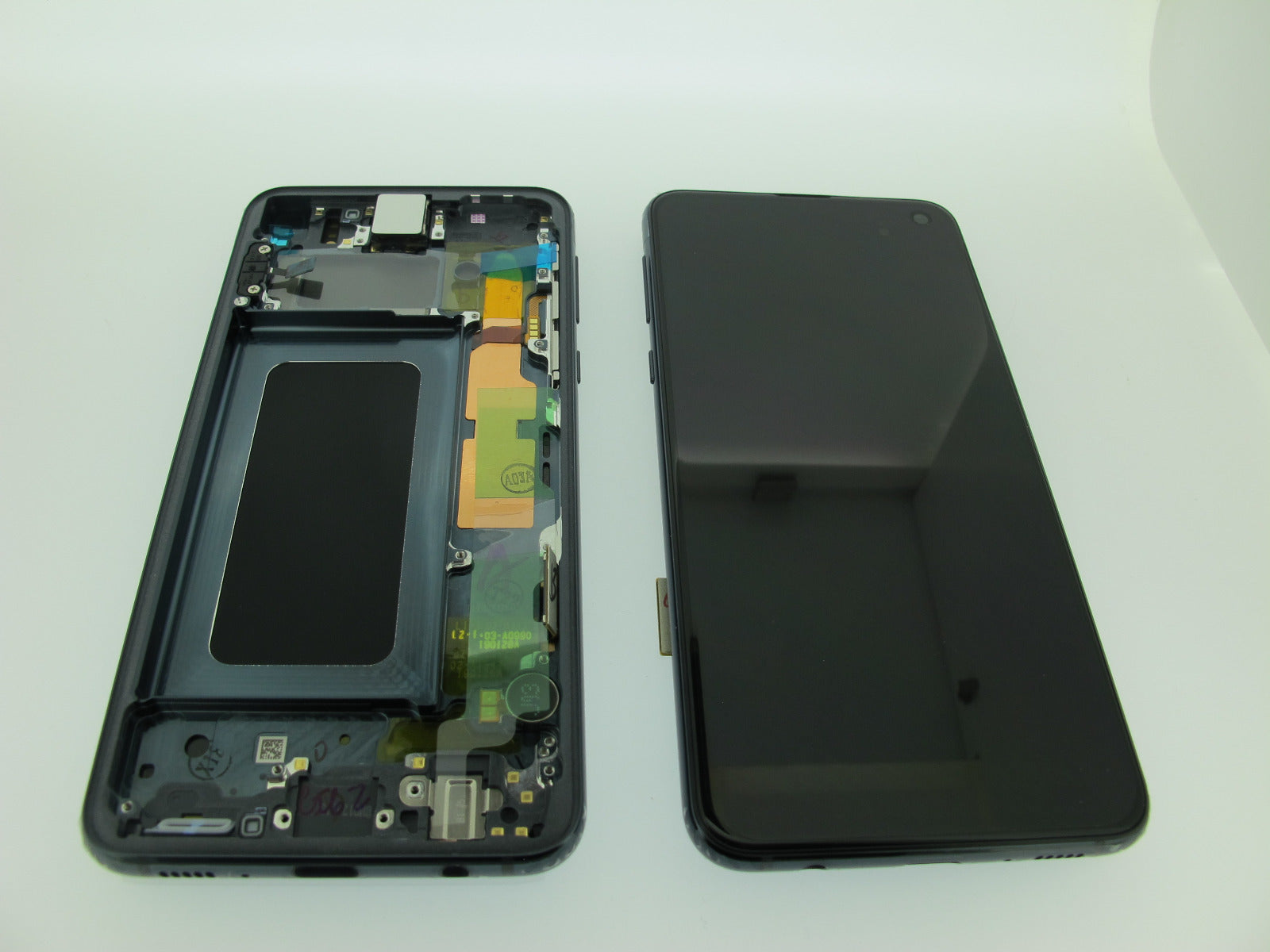 Samsung Galaxy S10E SM-G970F Lcd Touch Screen Display Complete Original Genuine Prism Black With Frame