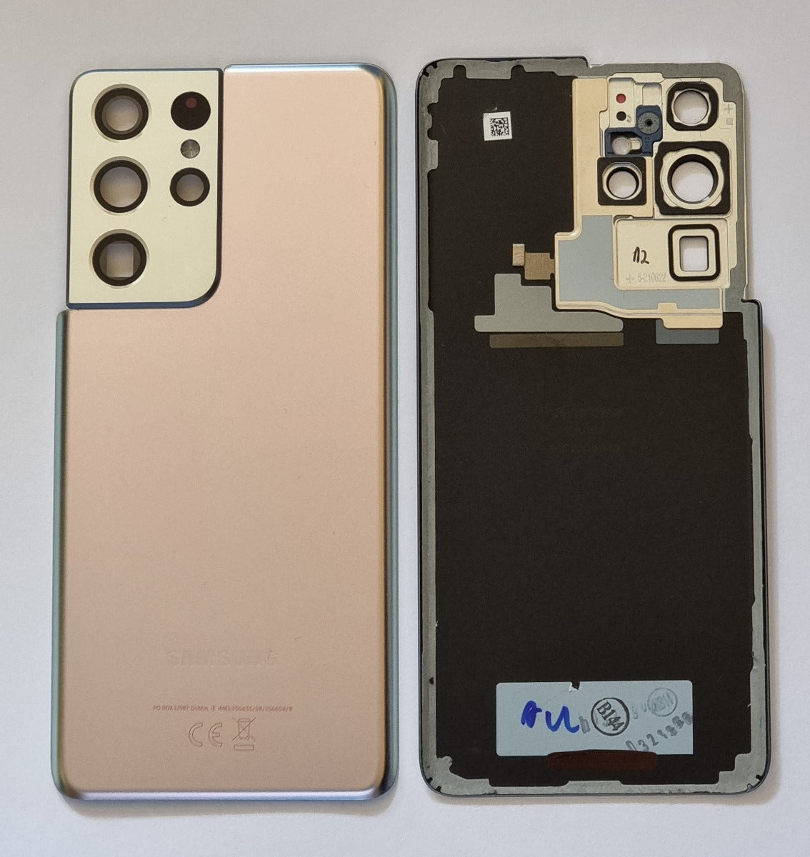 14 DAY LIKE NEW Samsung Galaxy S21 Ultra SM-G998F Battery Cover Back Housing Fascia 100% Original Genuine Phantom Silver