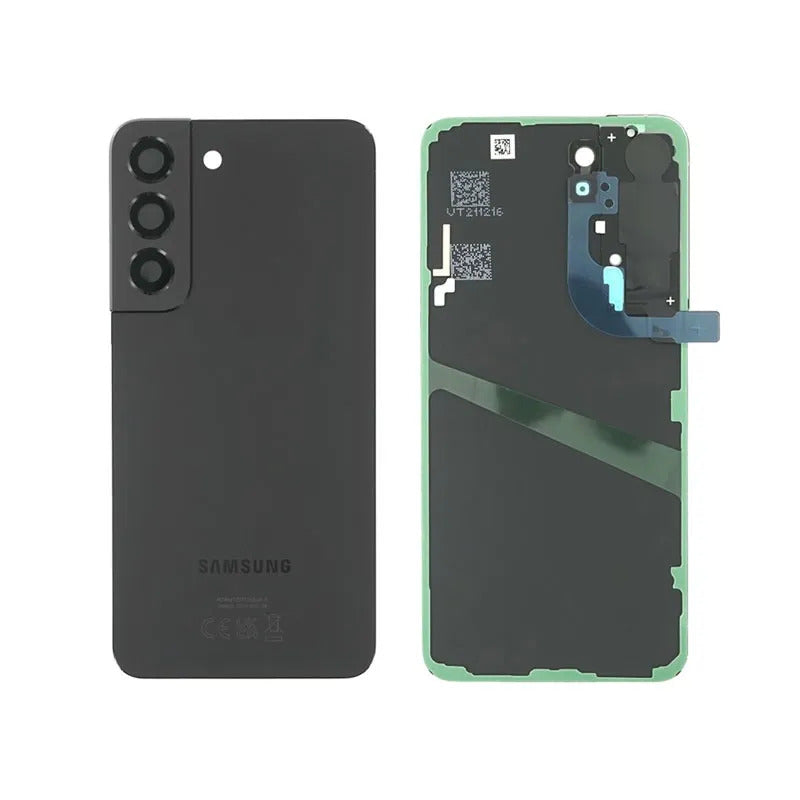 Samsung Galaxy S22 5G SM-S901 Battery Cover Back Housing Fascia 100% Original Genuine Black New Replacement